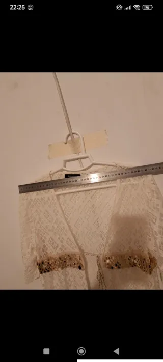 Sobrecamisa Koton blanca talla única