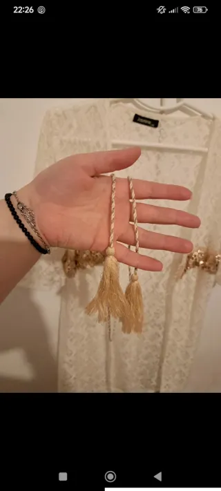 Sobrecamisa Koton blanca talla única