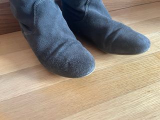 Botines altos piel mujer