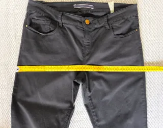 Massimo Dutti Jeans Skinny Fit Mujer Negros