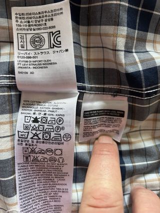 Camicia Levi's Uomo XL a Quadri