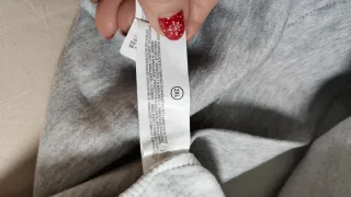 Sudadera caballero gris nueva