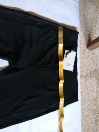 Pantaloni donna neri elasticizzati taglia M