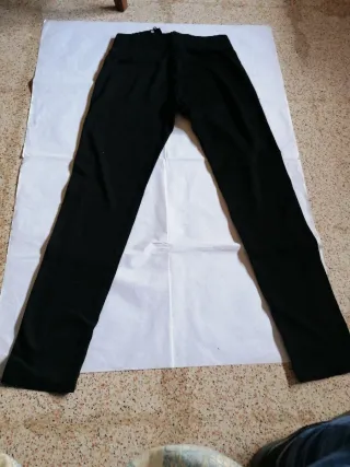 Pantaloni donna neri elasticizzati taglia M