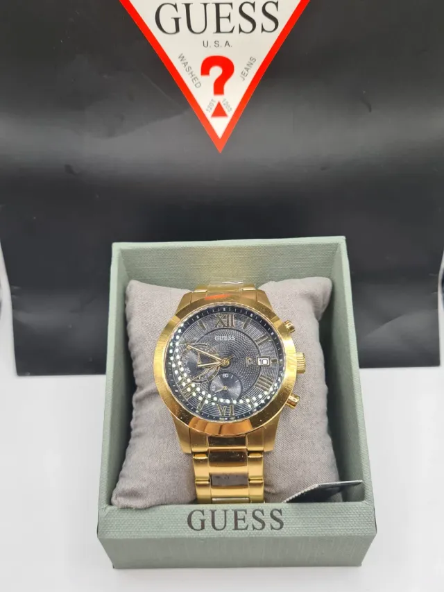 Reloj Guess Dorado y Negro