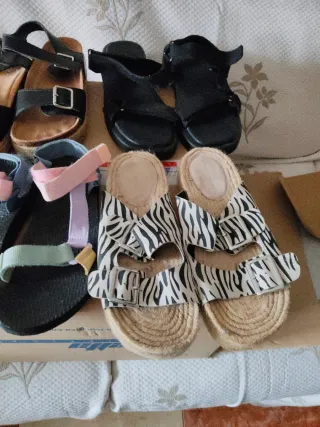Lote Sandalias Planas Talla 39