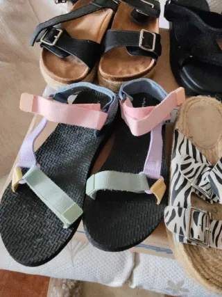 Lote Sandalias Planas Talla 39