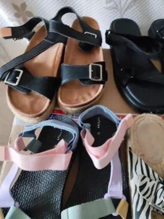 Lote Sandalias Planas Talla 39