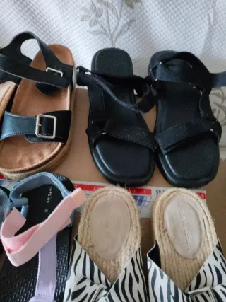 Lote Sandalias Planas Talla 39