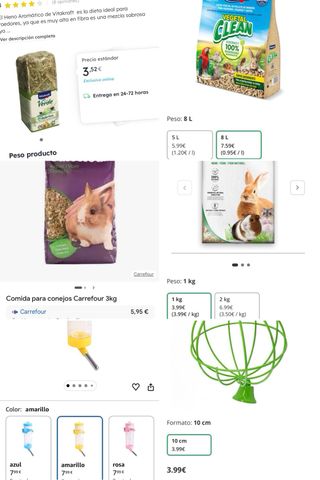 Jaula Voltegra 934 para conejo/cobaya + Accesorios