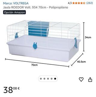 Jaula Voltegra 934 para conejo/cobaya + Accesorios