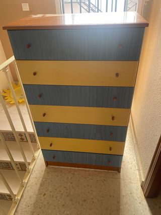 2 Cómodas de 7 cajones