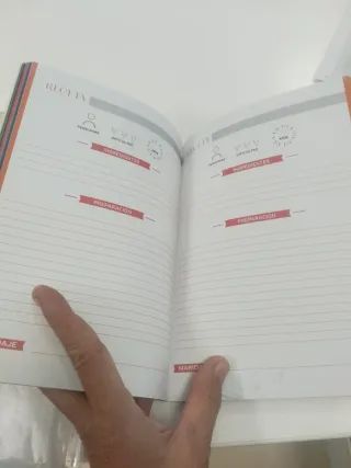 Libro recetas cocina con diario p recetas