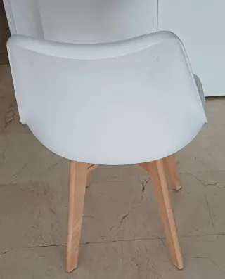 Sillas Nórdicas Blancas cocina