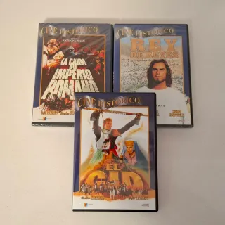 DVD Cine histórico lote 3 películas