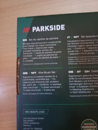 Set 3 Cepillos Alambre Parkside
