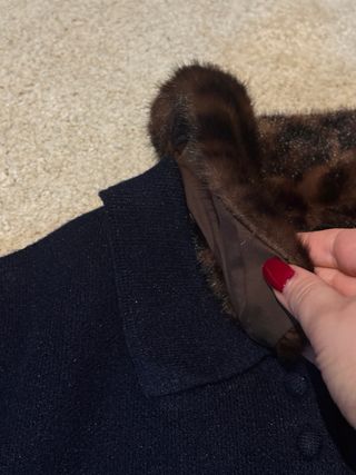 Cárdigan Zara cuello estampado animal Talla M