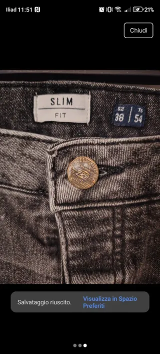 Bermuda jeans uomo