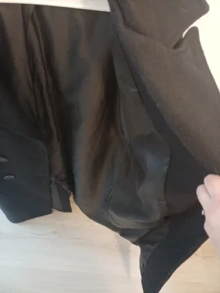 Cappotto Lana Nero Donna