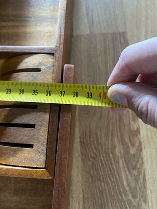 Bandeja cubiertos madera Zara Home