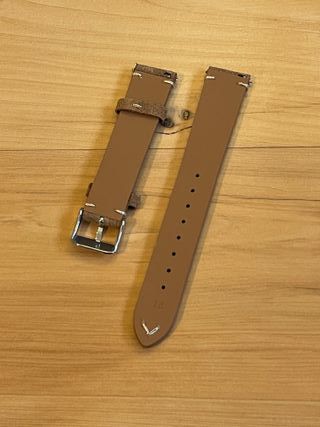 Cinturino Orologio pelle scamosciata Marrone 18mm