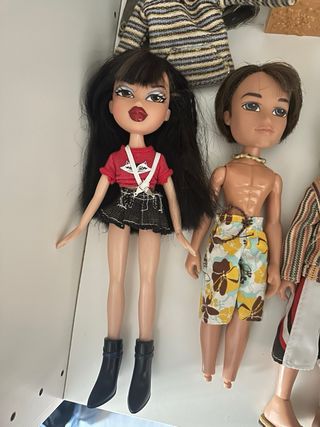 Lote 8 Bratz + 3 Cabezas