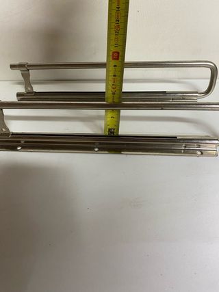 2 Colgadores Cromados Extensibles