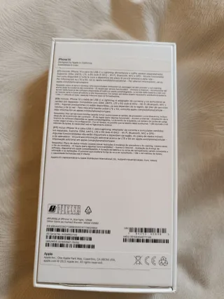 Caja original iPhone 14 blanco