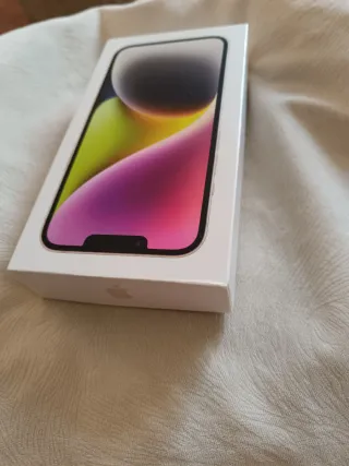 Caja original iPhone 14 blanco