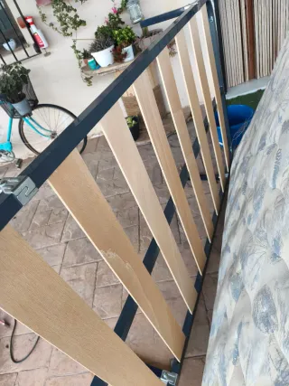 Cama 105cm: Somier, Colchón y Cabecero