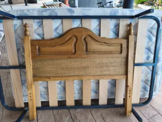 Cama 105cm: Somier, Colchón y Cabecero