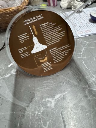 Lampada Vintage Brandani Vetro Plastica