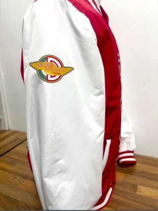 Chaqueta Ducati Retro Roja y Blanca