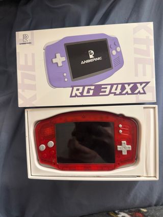 Consola Anbernic RG34XX Roja nueva