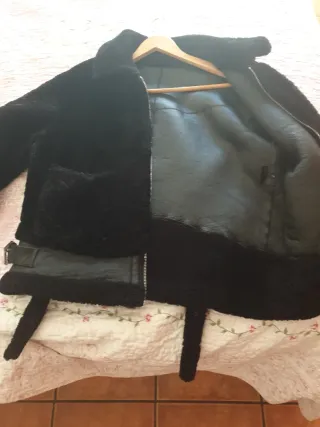 Chaqueta de piel 100% natural Talla M