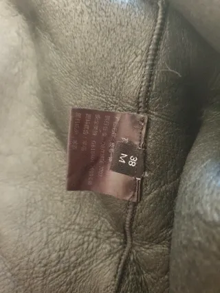 Chaqueta de piel 100% natural Talla M