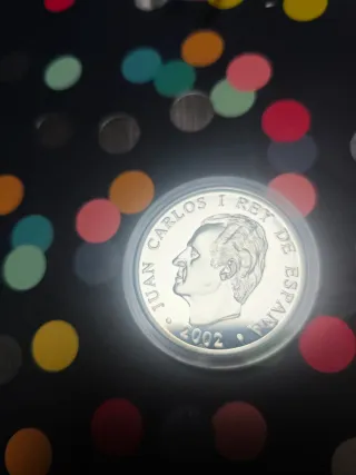 Moneda 10 Euros España 2002 Presidencia UE