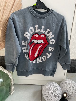 Sudadera Rolling Stones Zara T.6-7 Años