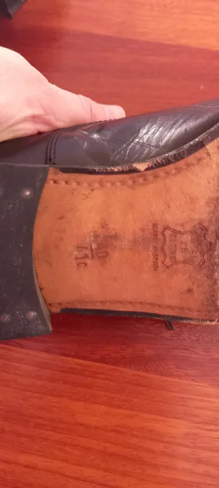 Zapatos de vestir negros para hombre de piel