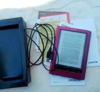 SONY READER LIBRO ELECTRONICO ROSA TABLET