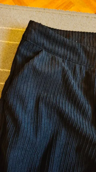 Pantalón pana negro talla M