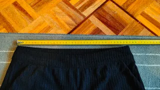 Pantalón pana negro talla M