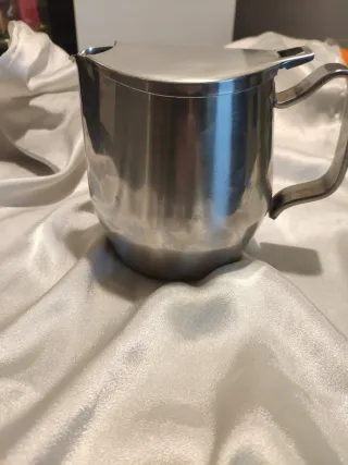 Teiera vintage anni 80 in acciaio Alessi