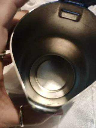 Teiera vintage anni 80 in acciaio Alessi