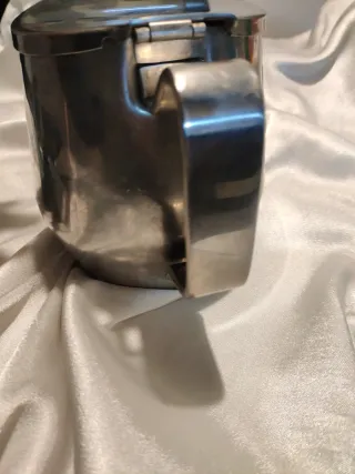 Teiera vintage anni 80 in acciaio Alessi