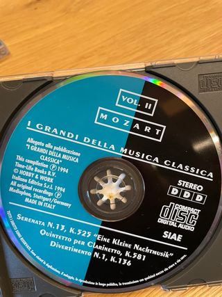 Mozart - I Grandi della Musica Classica Vol.1 2 3