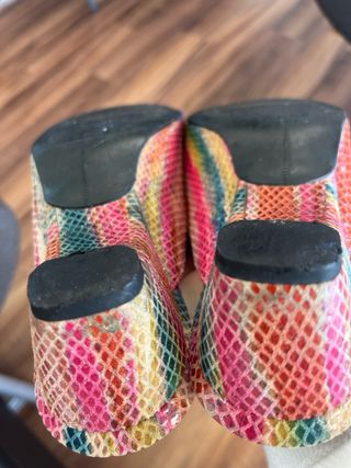 Sandalias Stuart Weitzman Peep Toe Multicolor