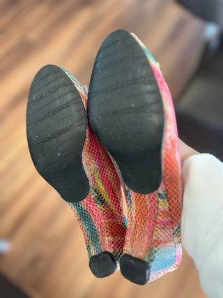 Sandalias Stuart Weitzman Peep Toe Multicolor