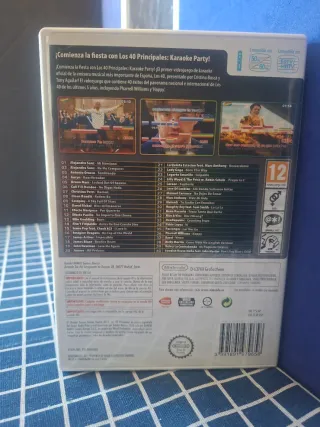 Wii 40 PRINCIPALES KARAOKE PARTY ORIGINAL COMPLETO