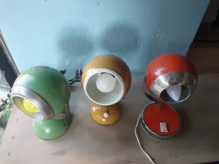Lampade anni '70 design space age
